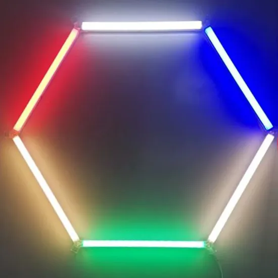 High Lumen Custom LED Workshop Hexagon Light DIY Hexagonal Modular Garage Ceiling