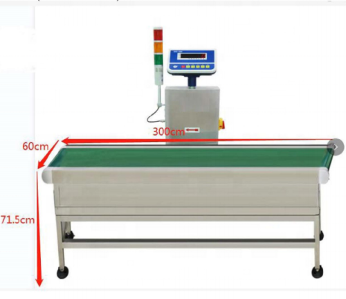 ZDE Ketepatan Tinggi Dinamik Skala Penghantar Belt Checkweigher