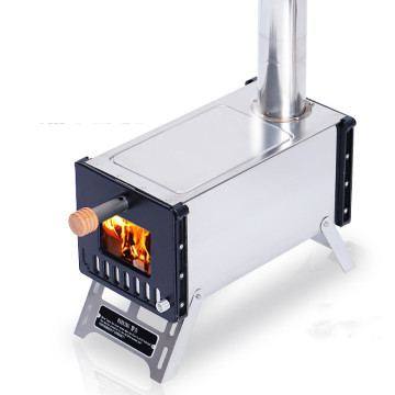 Portable Hot Tent Stove Outdoor Hiking Titanium Tent Wood Stove Camping Hiking Tools