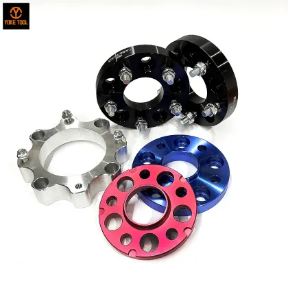 Aluminum Alloy Wheel Adapters Spacers with High Strength Bolts CNC Technology