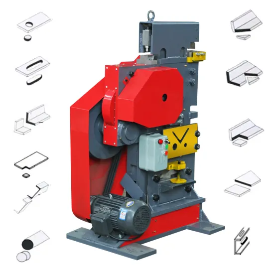 Multi-Function Small Metal Sheet Ironworker: Shearing and Punching Machine