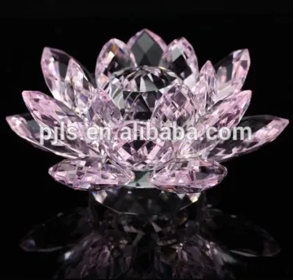Crystal Lotus Flower, lotus flower candle holder wholesale