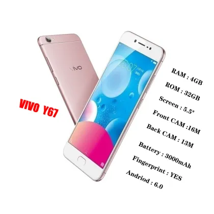 Wholesale and Retail Used Vivo Y67 32GB with Fingerprint Second-hand Mobile Phones