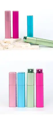 Mini Aluminum Twist Up Refillable Perfume Atomizer