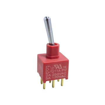 IP67 Waterproof Electrical Miniature Toggle Switch