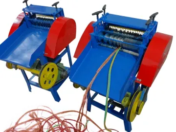 shearing crush and electrostatic separation