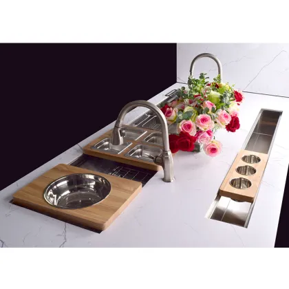 Stainless Steel Narrow Trough Sink