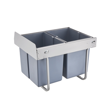 キッチンプラスアウトプラスチックソーティングダブルバケットゴミ缶