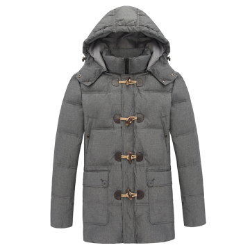 Men's Long Fake Down-Padded Coats