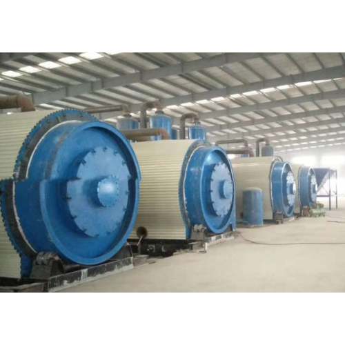 non-pollution waste tires pyrolysis machinery