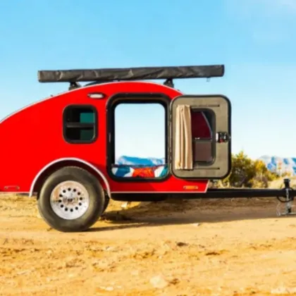 Lightweight camper trailer small mini car camping