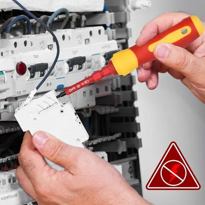 8-in-1 Mini Electrician VDE Magnetic Household Multifunction Screwdriver Set