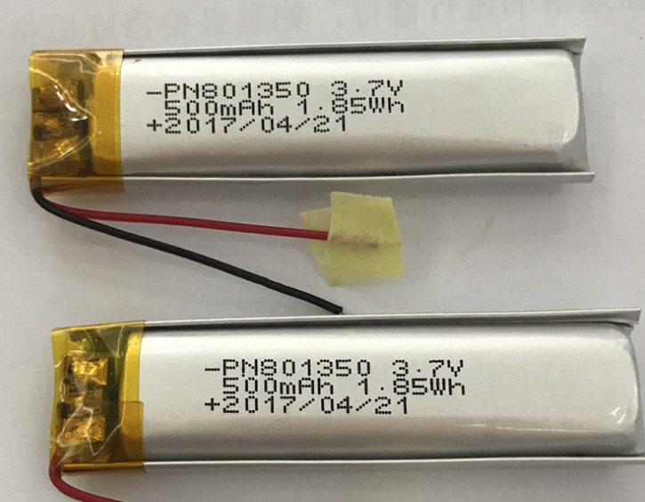 Batterie de polymère de 500mAh pour la brosse à dents électrique (LP1X5T8)