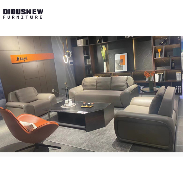 Modern Minimalist Genuine Leather Sofa Set for 3, 6, or 8 Seaters