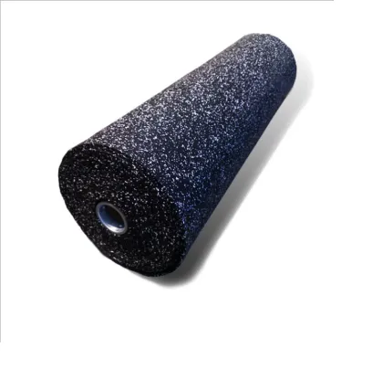 Gym special elastic wear-resistant rubber coil floor cushioning safety floor tile floor mat