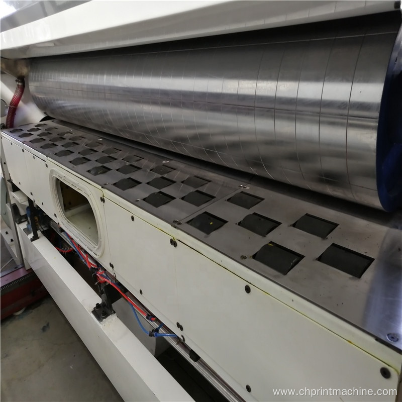 4 color flexo printing slotting die cutting machine