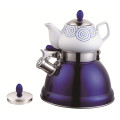 Household Samovar Tea Pot Whistling Kettle-Purple Serious