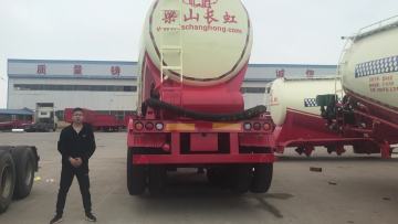 Stainless Steel Tank Trailer Bulk Cement Tank Semi Trailer