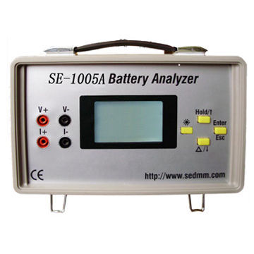Battery Analyzer with Testing Capacity and Impedance Measure