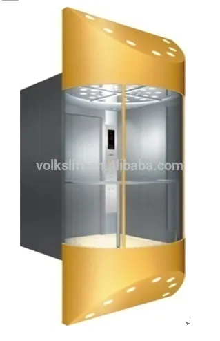 Volkslift Round High Quality Panorama Elevator Lift Sino-Germany Joint Venture