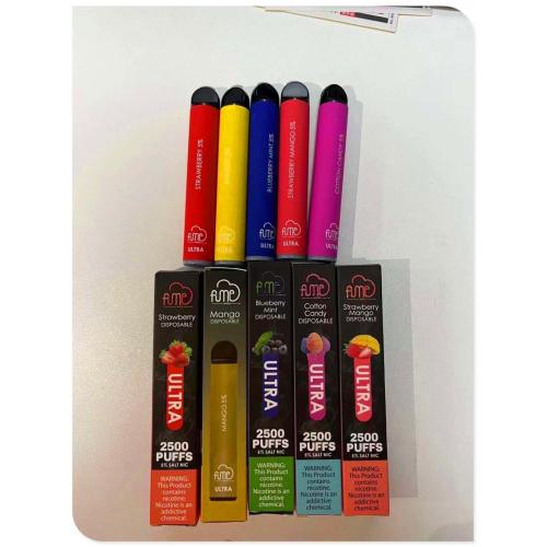 Milan Top Ten Fume Ultra 2500 Puffs Wholesale