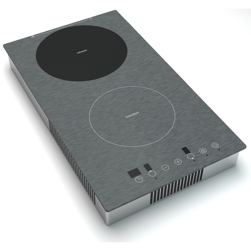 7000W High-Power Dua-Head Commercial Induction Cooker Household Flat Concave Desktop Induction Cooker