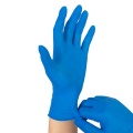 Aql1.5 pulverfreie blaue Nitril -Lebensmittelhandschuhe