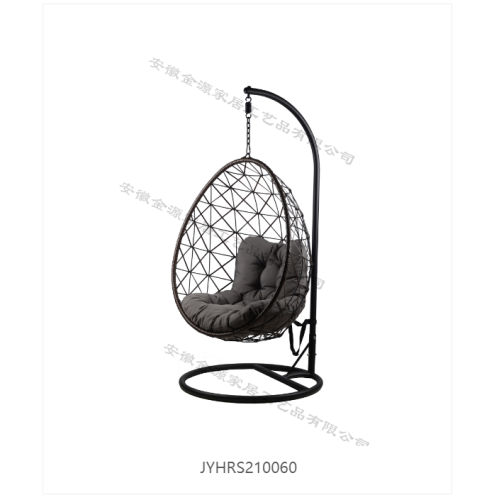 Elegant metal woven outdoor hanging chair
