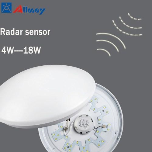 12W LED Round Microwave Sensor Ceiling Light