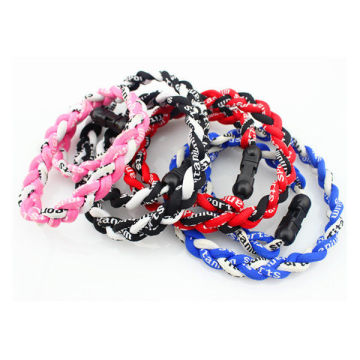 Multicolored Nylon Titanium Braided Necklace, Customized Paracord Rope Braided Necklaces