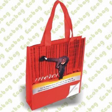 PET Tote Bag, with Recycle Fabric, Measuring 39 x 30 x 10cm, Suitable for Promotions and Gifts
