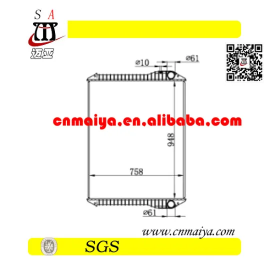 bottom tank car radiator for 420T