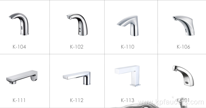 Sensor Brushed Nickel Touchless Faucet