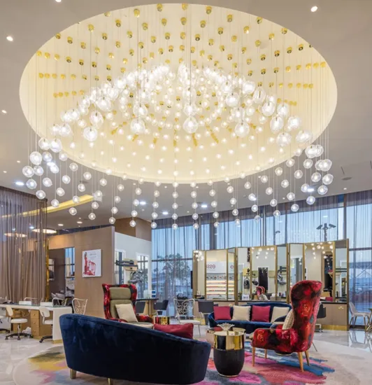 Indoor chandelier customization service