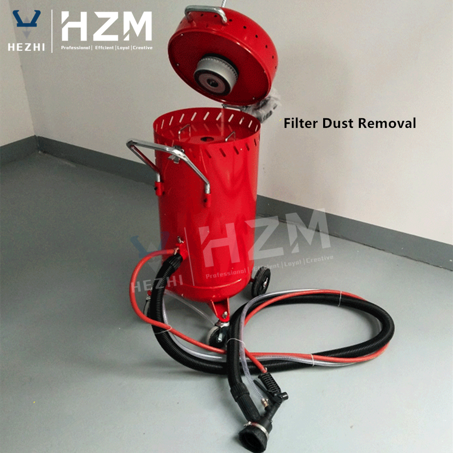 28-gallon Portable Dustless Siphon Sand Blasting Tank With Automatic ...