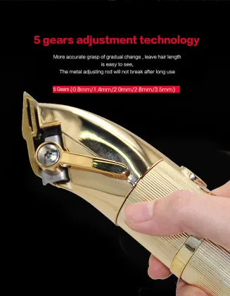 Kemei Luxury Rechargeable Ceramic Hair Clippers for Men and Pets