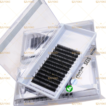 Wet Look Natural Custom Eyelash Extensions - Wholesale Soft One-by-One Lashes