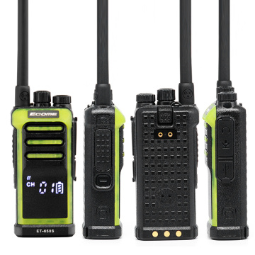 ECOME ET-650S 2 km Sortie de gamme Two Ways Radio 2PCS Walkie Talkie