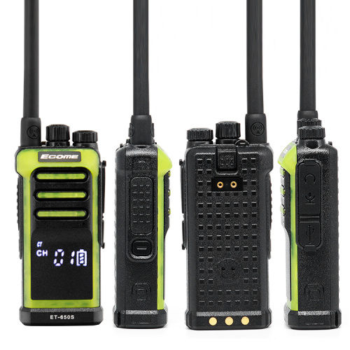 ECOME ET-650S 2 km Rango Salida Dos formas de radio 2pcs walkie talkie
