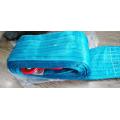 Blue Polyester Sling 8,000kgs Breaking Strength With Lifting Hook