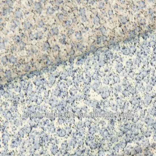 100% Cotton Jacquard Printed Fabric