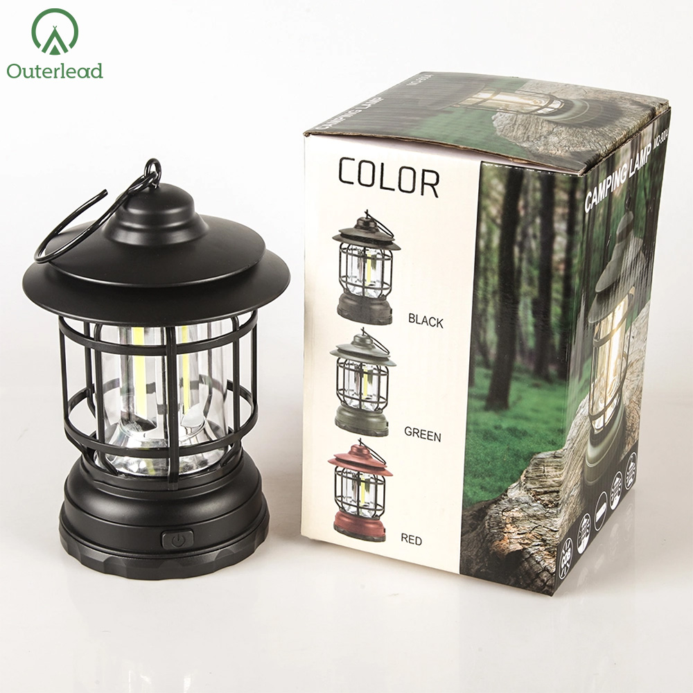 LANDIER DE CAMPING DE CAMPING DE CAMPING DIMMABLE DIMMable rechargeable Lantern