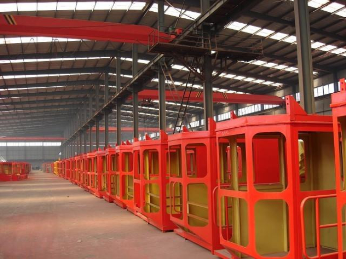 Overhead gantry bridge crane cab machine