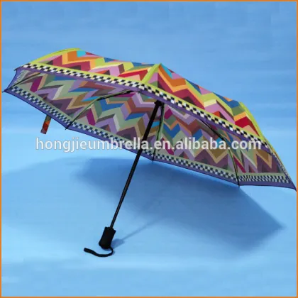 Pongee Material printing umbrella sun and rain wind resistant promotion umbrella