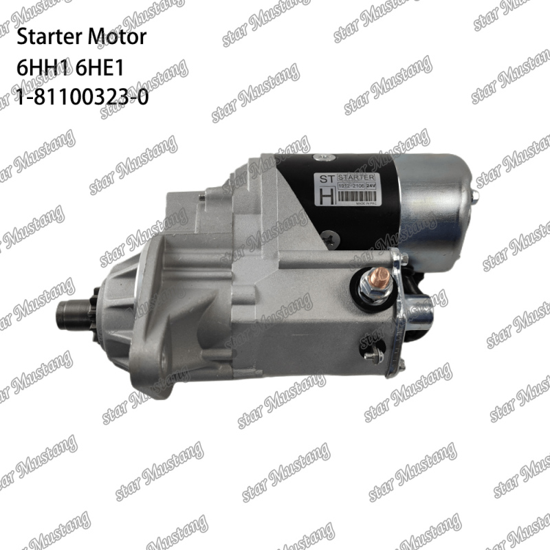 6HH1 6HE1 Starter Motor 11T 24V 4.5KW - Compatible with Isuzu Engine Parts