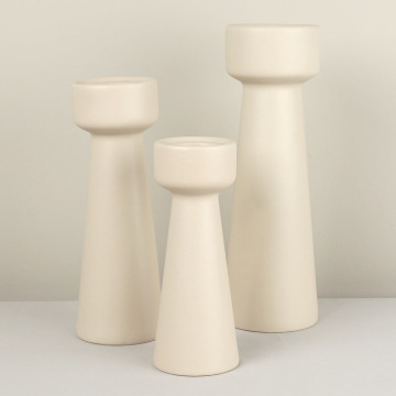 CUSTOMIZED CERAMIC STAND FOR CANDLE, DECORATIVE STICKER HOLDER