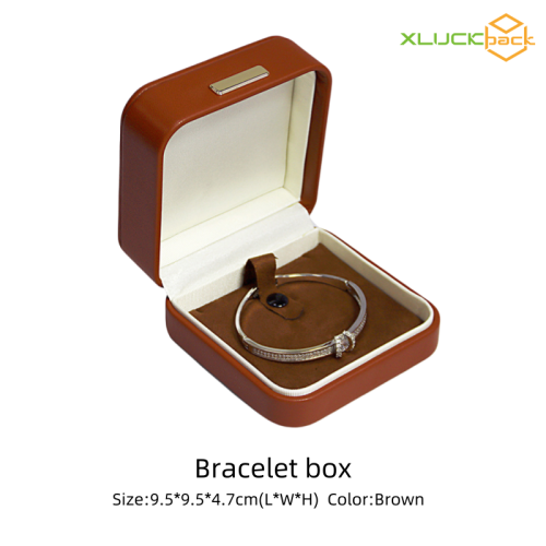 High end Luxury PU Leather necklace Gift Box