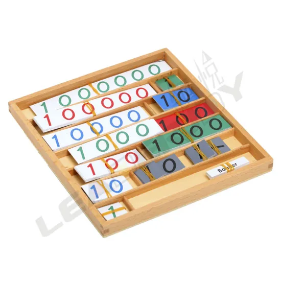 Montessori-Bank Game