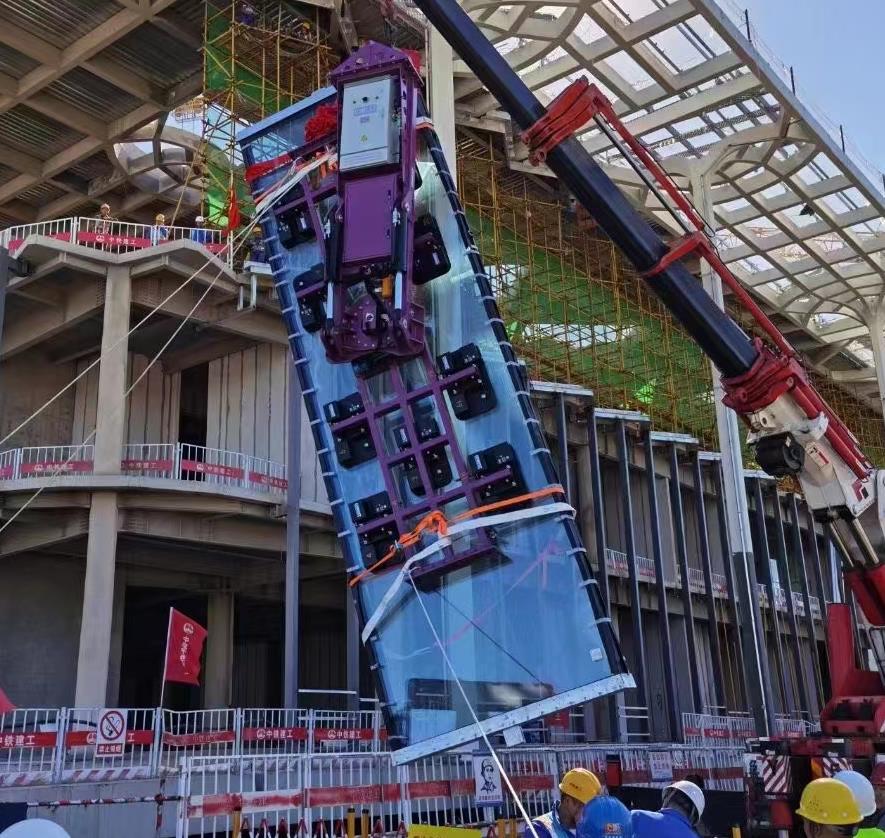 Hydraulischer Neigungsheber für 5000 kg Glas