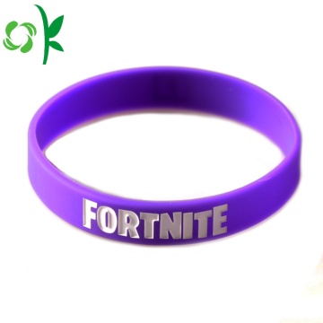 Bandas personalizadas do bracelete do silicone dos homens / mulheres da jóia